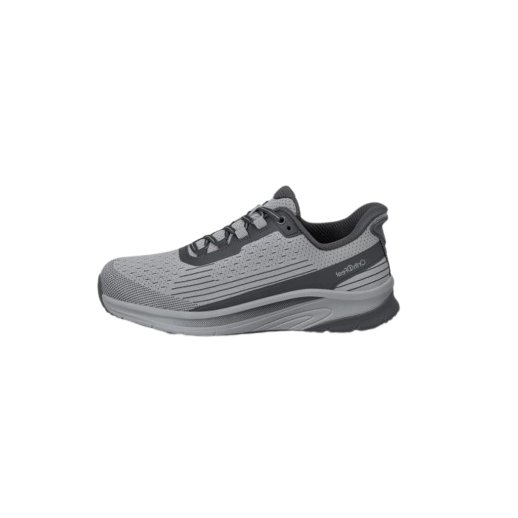 Orthofeet Men's Dash Hands-Free Slip-On Sneakers – Gray