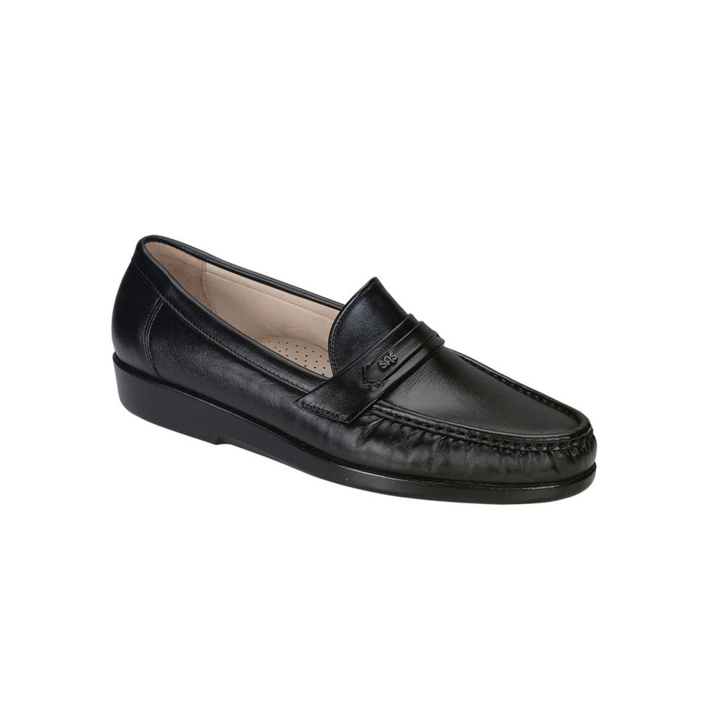 SAS Men's Ace Handcrafted Leather Slip-On Loafer – Black
