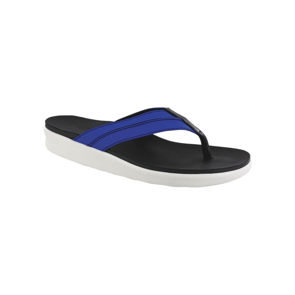 SAS Men's Escape Leather Flip-Flop Comfort Sandal - Cobalt