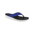 SAS Men's Escape Leather Flip-Flop Comfort Sandal - Cobalt