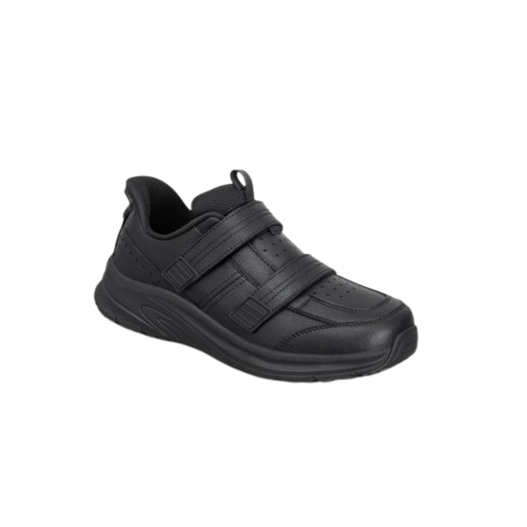 Orthofeet Men's Oak Hands-Free Double Depth Shoes – Black