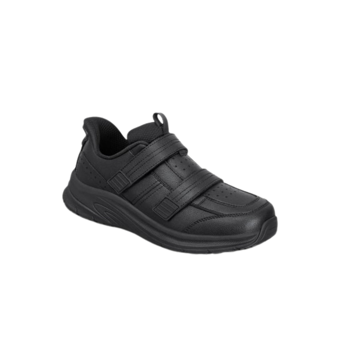 Orthofeet Men's Oak Hands-Free Double Depth Shoes – Black
