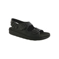 SAS Men's Bravo Leather Adjustable Heel Strap Sandal – Black Bear