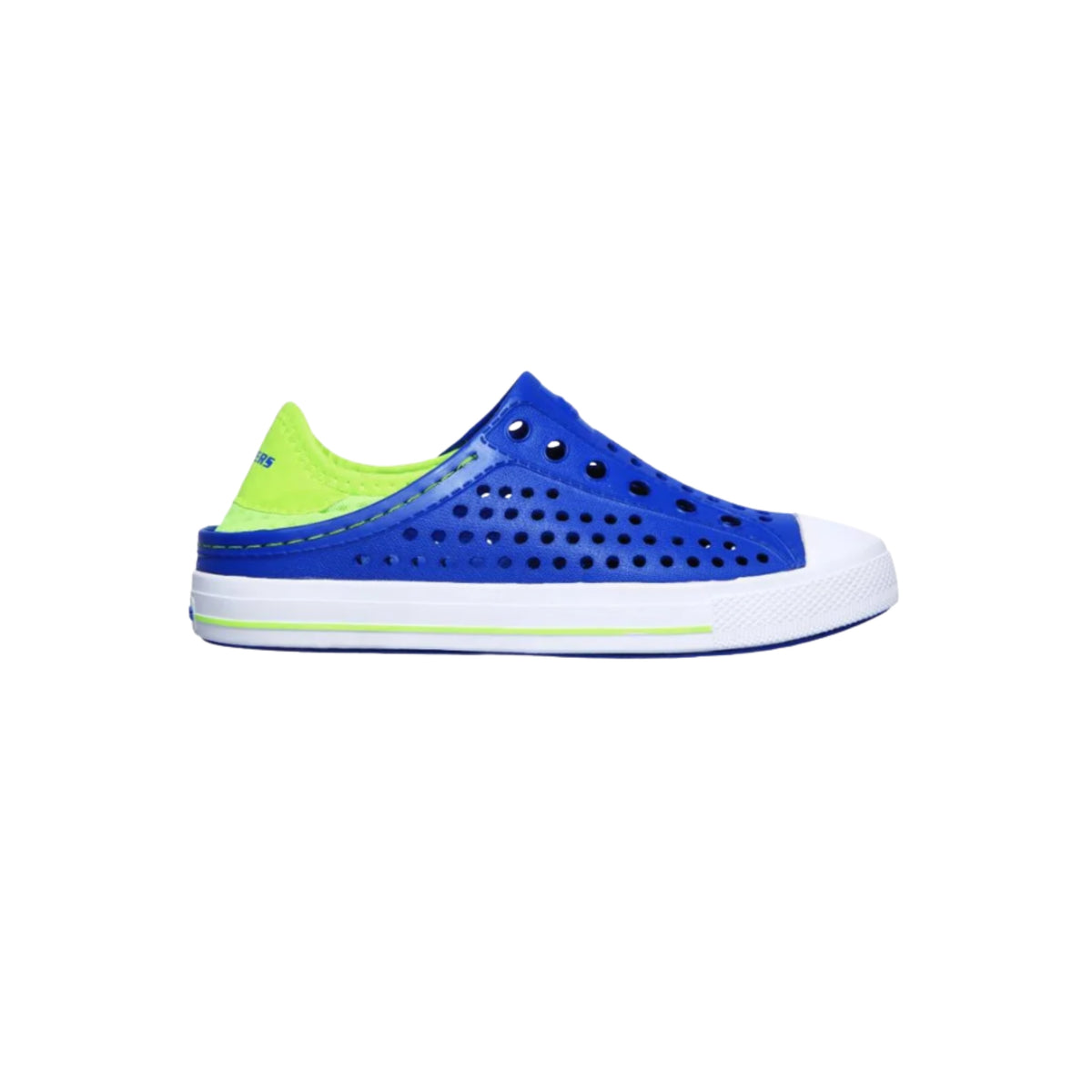 Skechers Kids Foamies: Guzman Steps - Aqua Surge Water Shoes | Blue/Lime