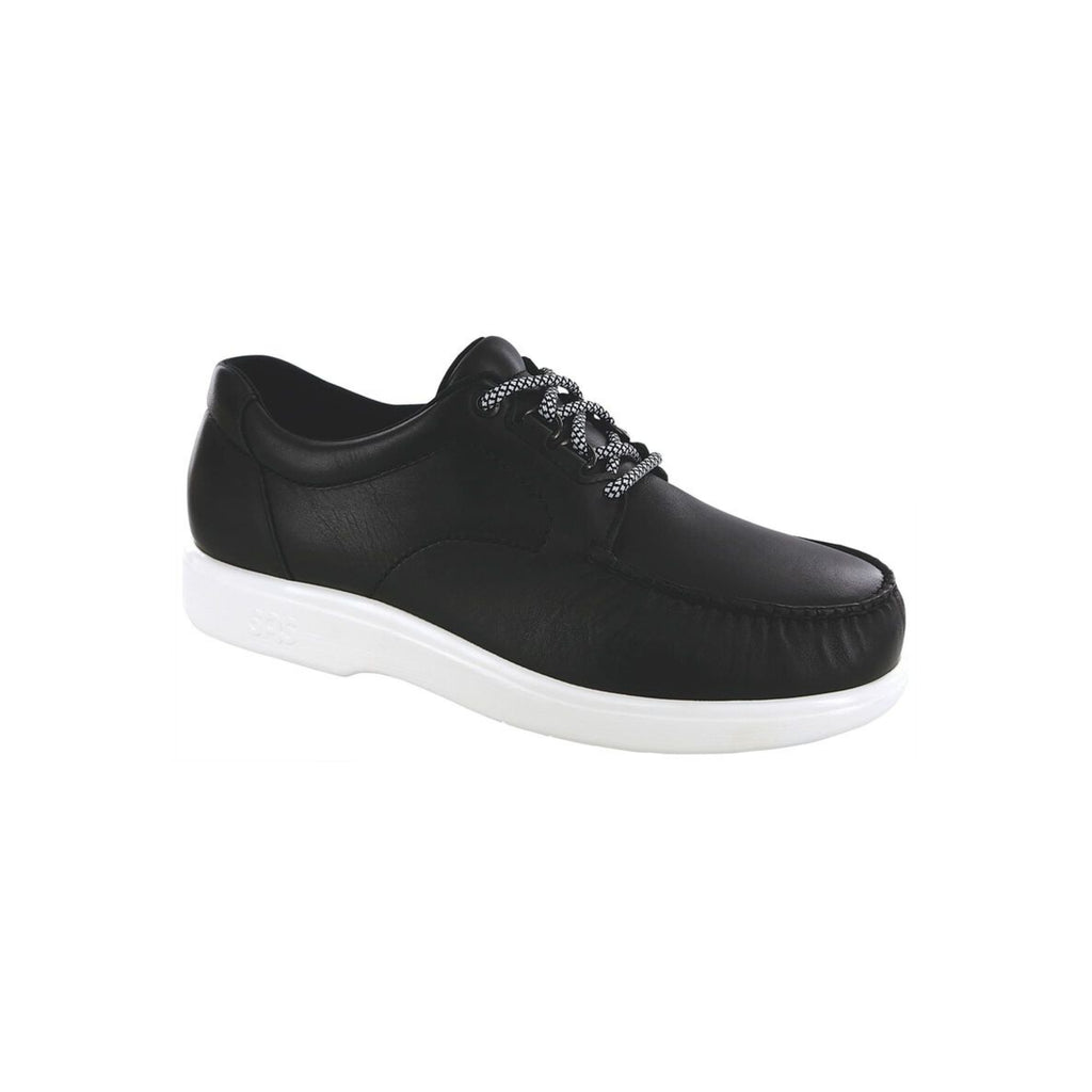 SAS Men's Bout Time LT Leather Comfort Shoe – Matte Black