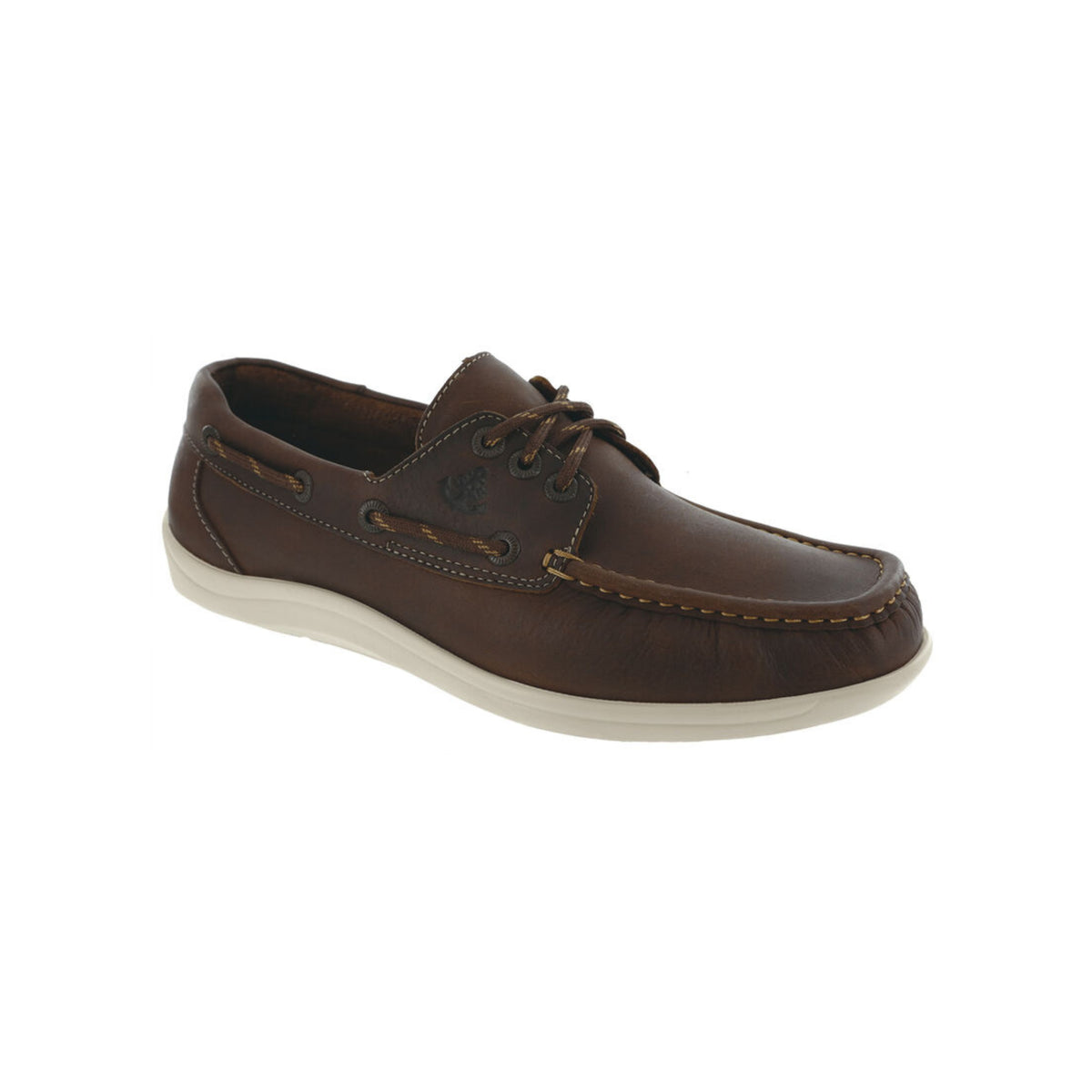 SAS Men's Decksider Hand-Sewn Leather Boat Shoe – New Briar