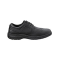 Orthofeet Men's Moreno Leather Orthotic Walking Shoes - Black