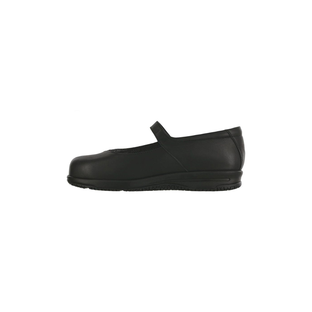 SAS Women's Clare - Comfort Walking Sneaker - Black / Black Web
