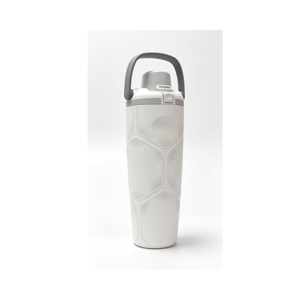 Owala FreeSip Sway 30oz Water Bottle - White / Lunar Grey - Insulated Stainless Steel