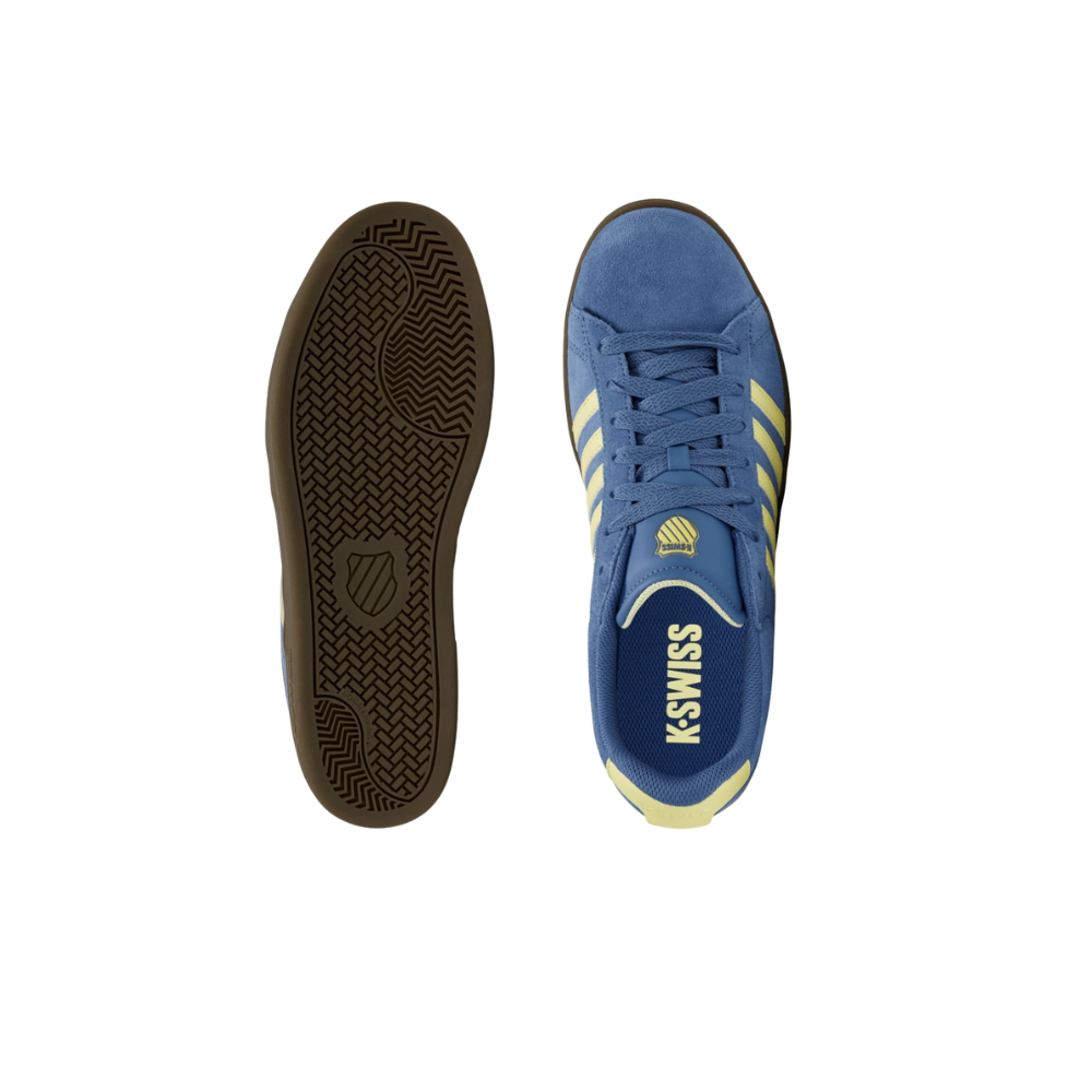 K-Swiss Court Tiebreak II SDE Men's Blue Horizon/Wax Yellow/Dark Gum 09492-466-M