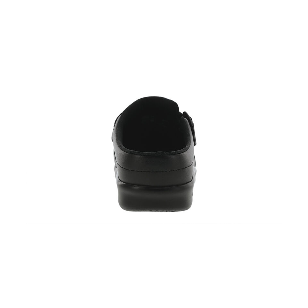 SAS Women's Clog - Comfort Leather Clog - Black