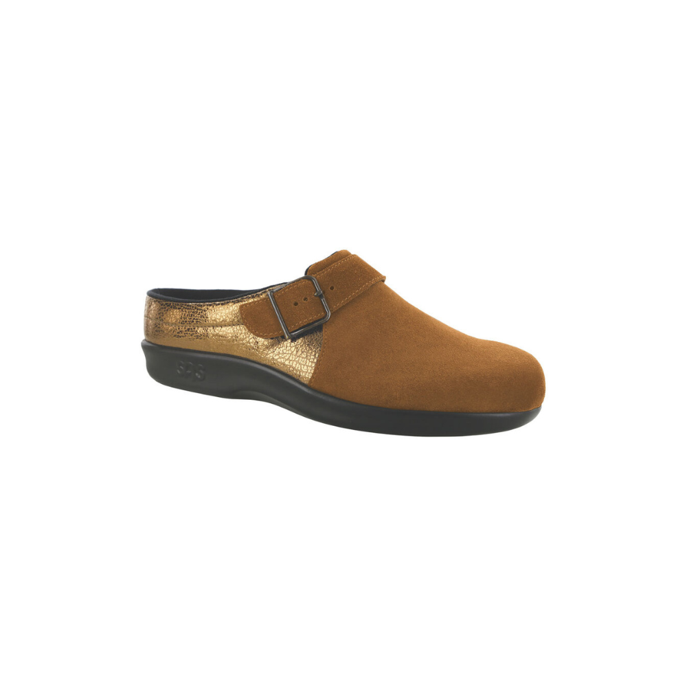 SAS Women's Clog - Comfort Leather Clog - Turbinado Bronze
