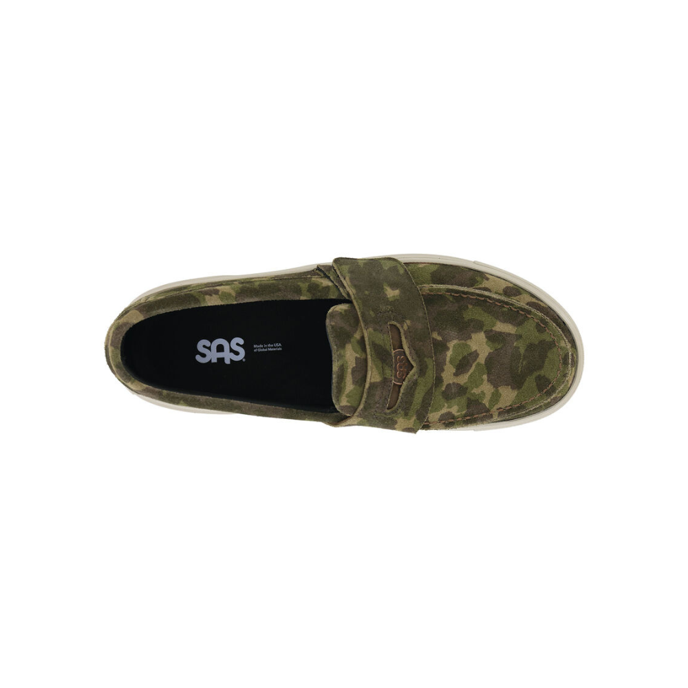 SAS Men's Woodlawn - Leather Slip On - Camo