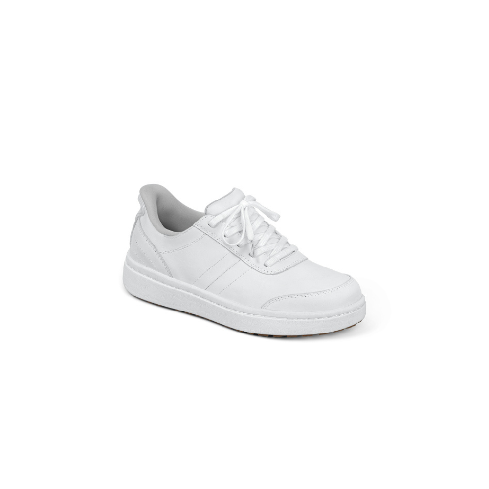 OrthoFeet Women's Wander Hands Free Sneaker - White