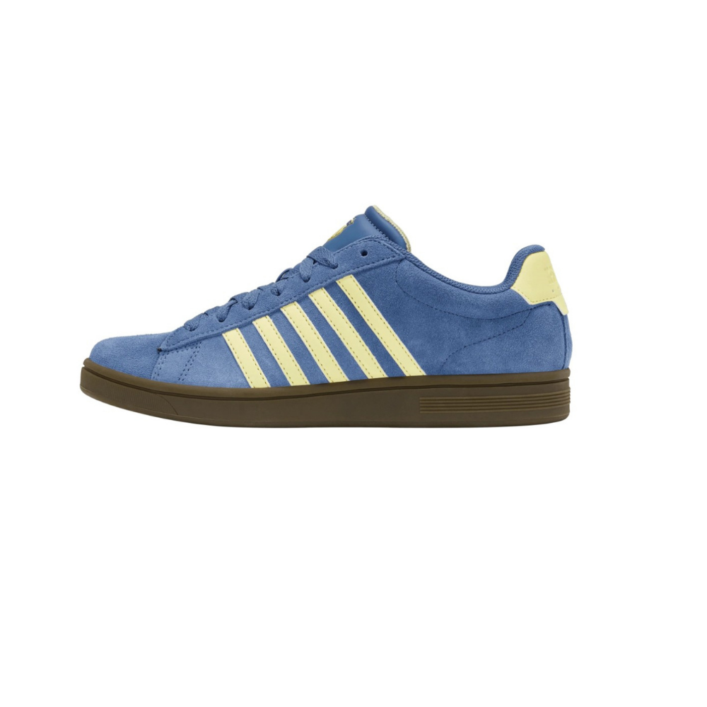 K-Swiss Court Tiebreak II SDE Men's Blue Horizon/Wax Yellow/Dark Gum 09492-466-M