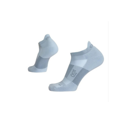 OS1st Thin Air Performance No Show Socks - Grey - Ultra-Thin Cooling