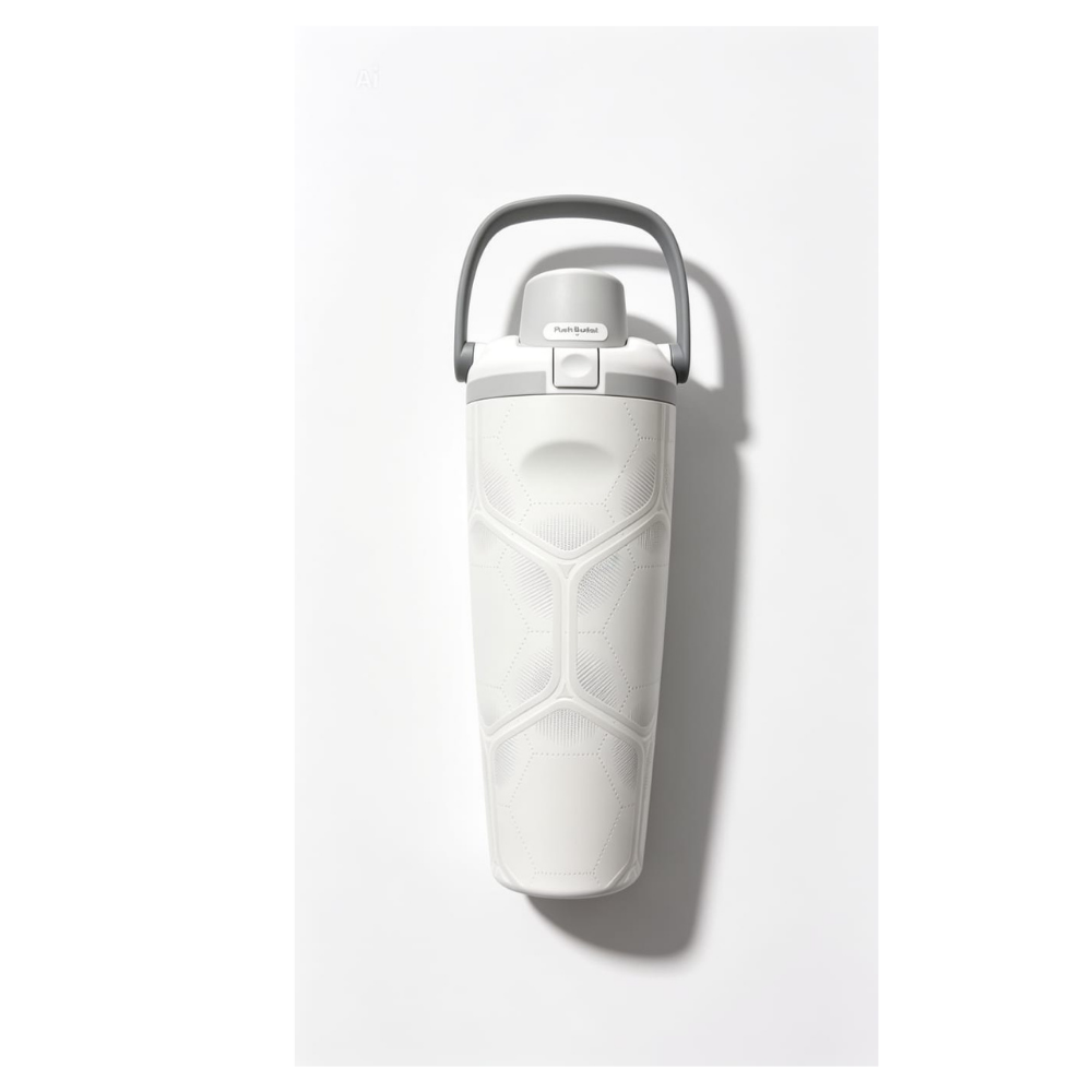 Owala FreeSip Sway 30oz Water Bottle - White / Lunar Grey - Insulated Stainless Steel
