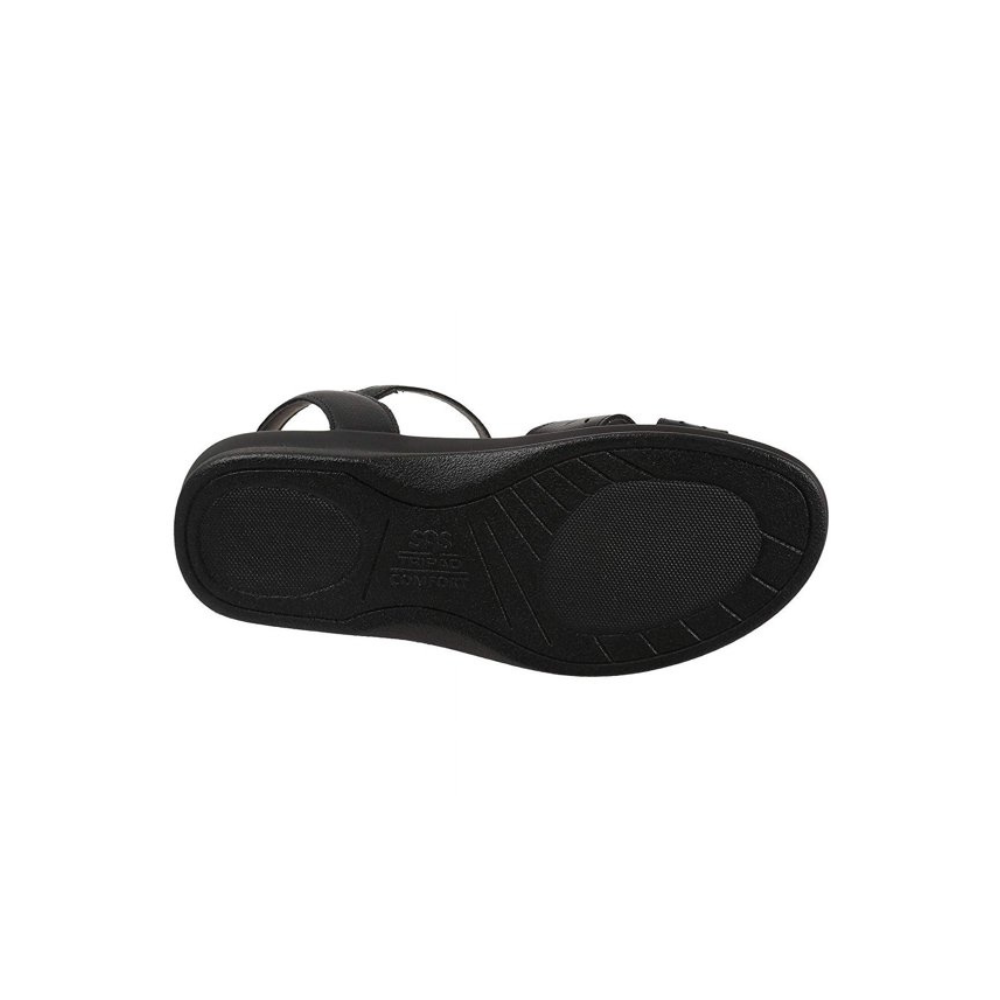 SAS Women's Duo - Quarter Strap Comfort Sandal - Black