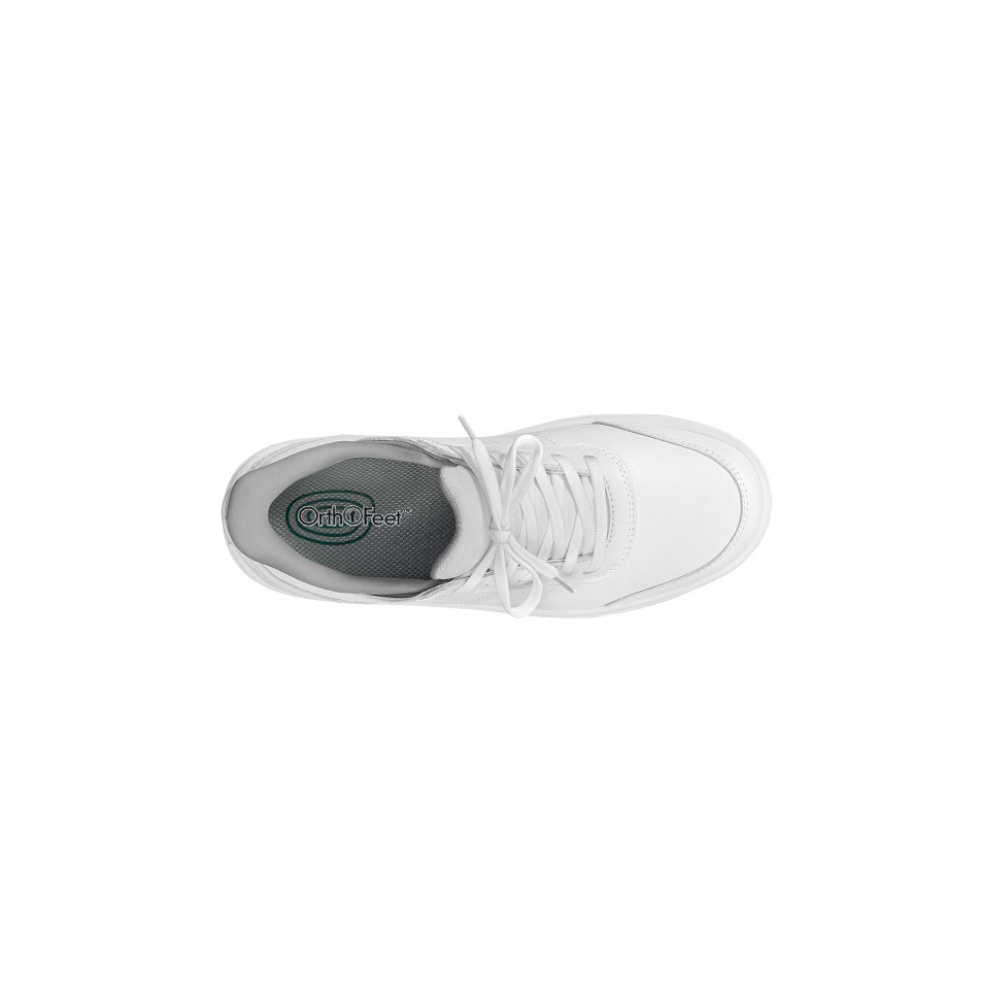 OrthoFeet Women's Wander Hands Free Sneaker - White