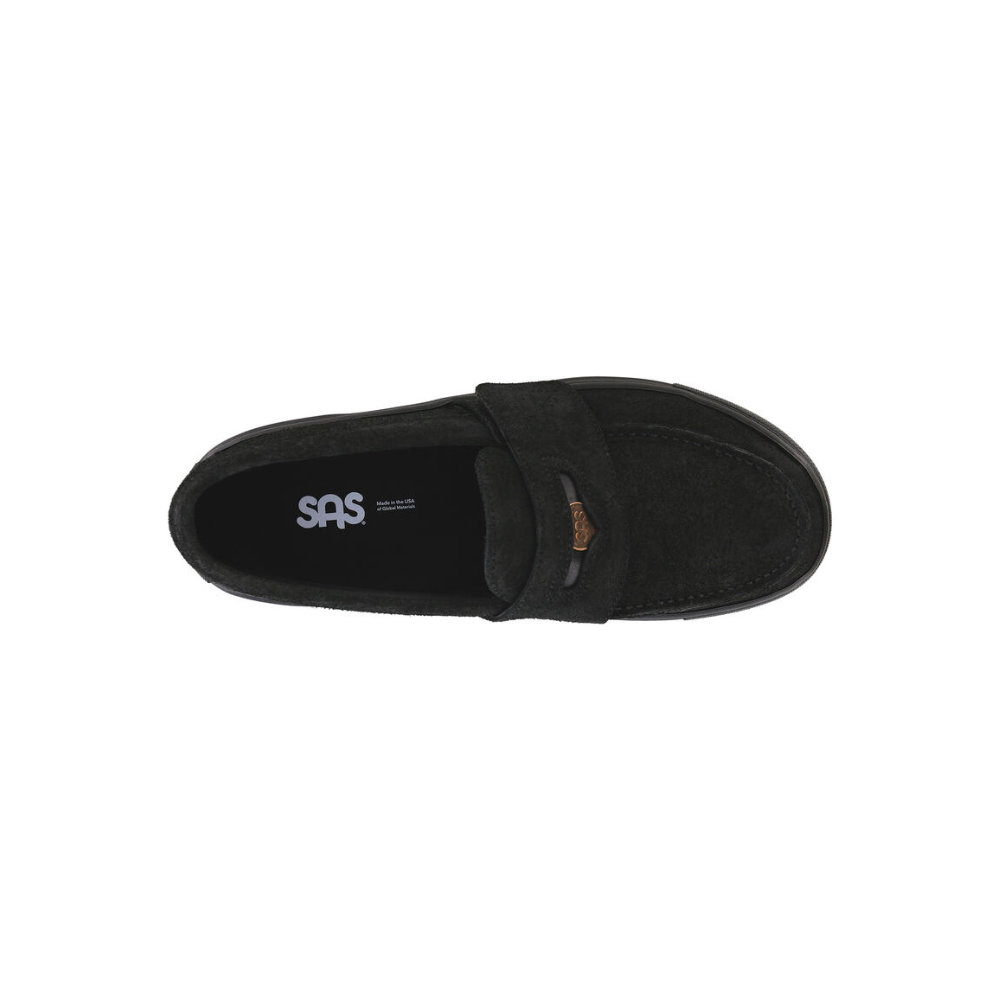 SAS Men's Woodlawn - Leather Slip On - Licorice