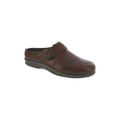 SAS Women's Clog - Comfort Leather Clog - Woven Brown