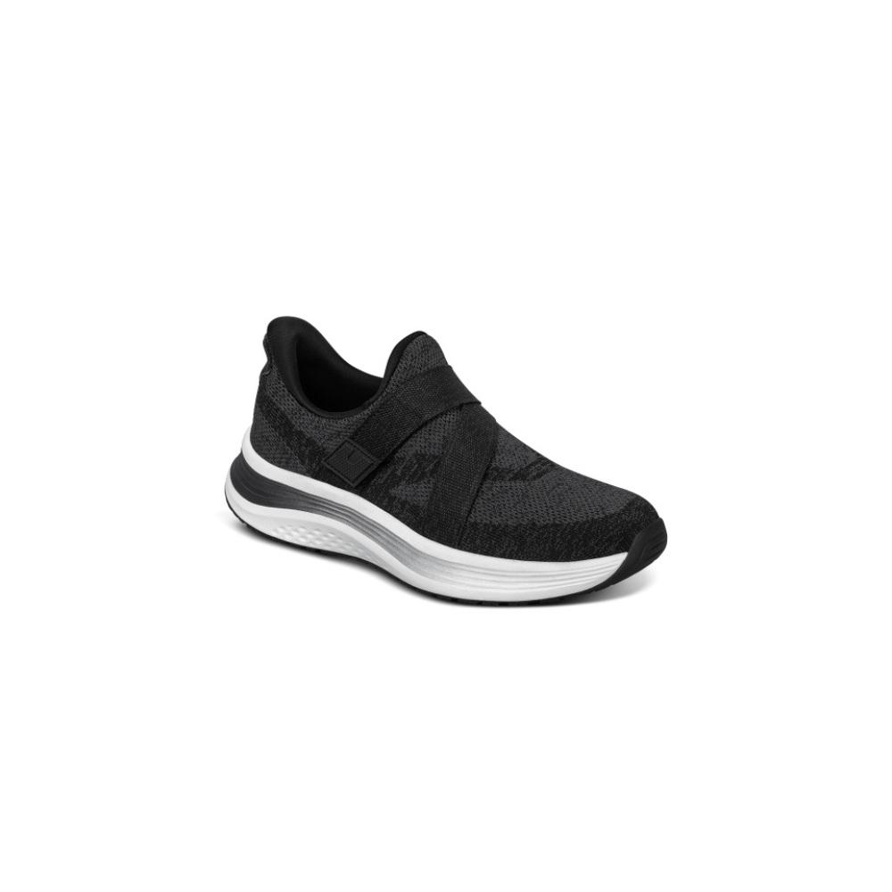 OrthoFeet Women's Naya Hands Free Sneaker - Black