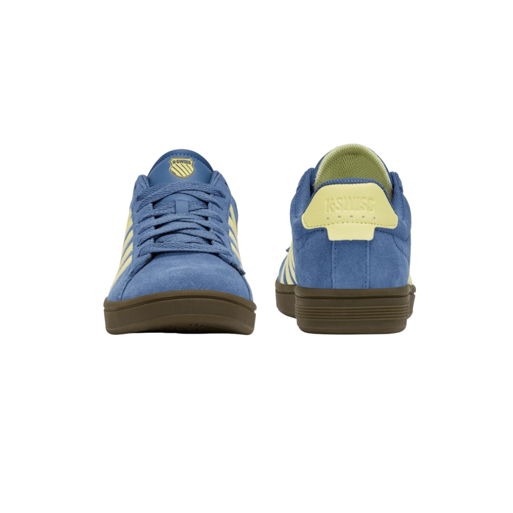K-Swiss Court Tiebreak II SDE Men's Blue Horizon/Wax Yellow/Dark Gum 09492-466-M
