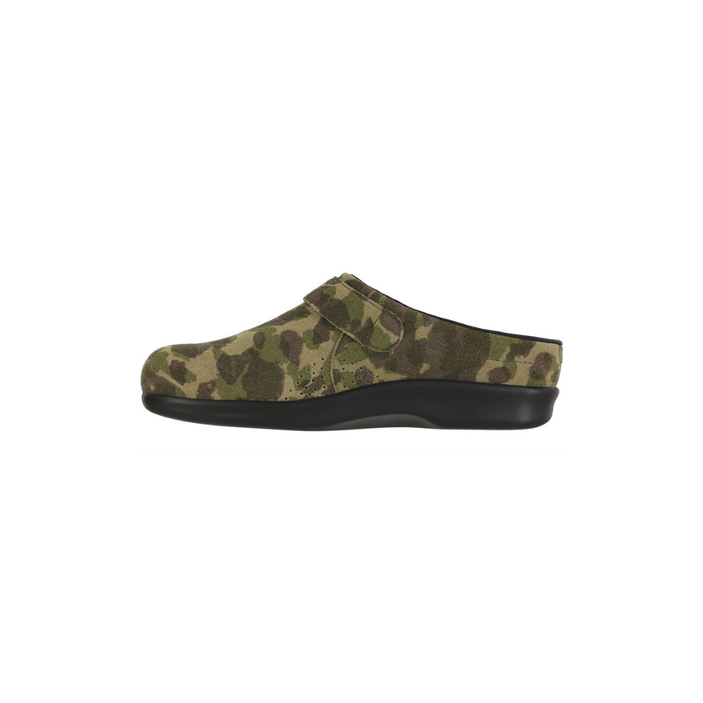 SAS Women's Clog - Comfort Leather Clog - Camo
