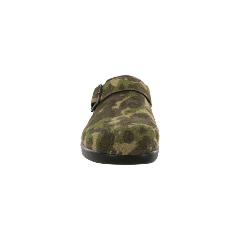 SAS Women's Clog - Comfort Leather Clog - Camo