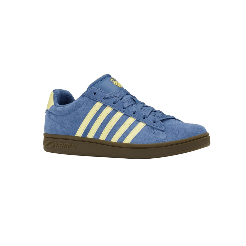 K-Swiss Court Tiebreak II SDE Men's Blue Horizon/Wax Yellow/Dark Gum 09492-466-M