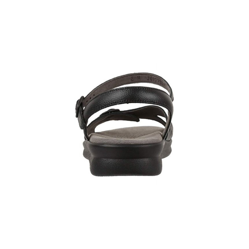 SAS Women's Duo - Quarter Strap Comfort Sandal - Black