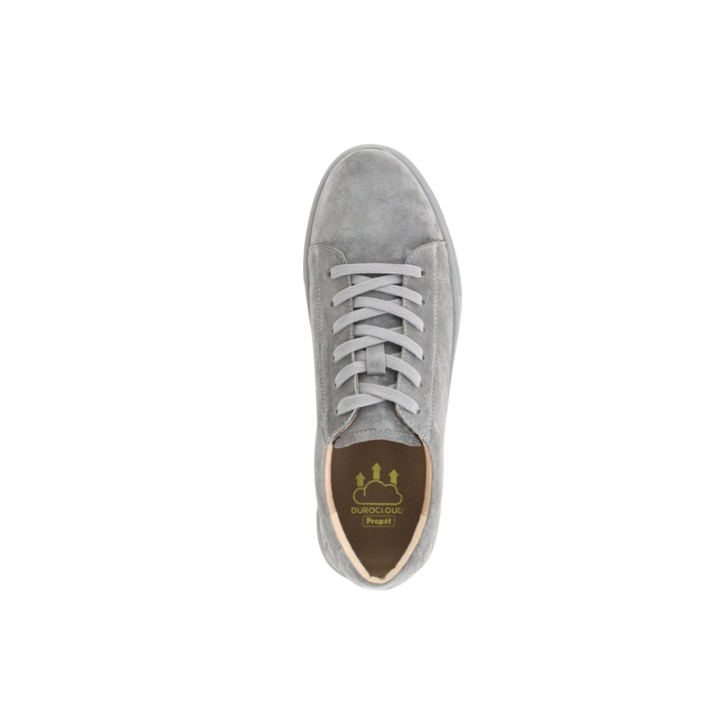 Propét Kenji Men's Casual Suede Sneakers - Grey