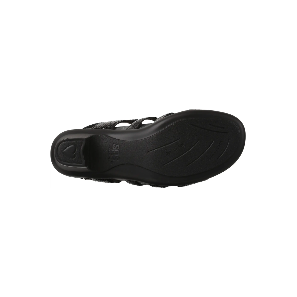 SAS Women’s Allegro Heeled Sandals - Black Croc