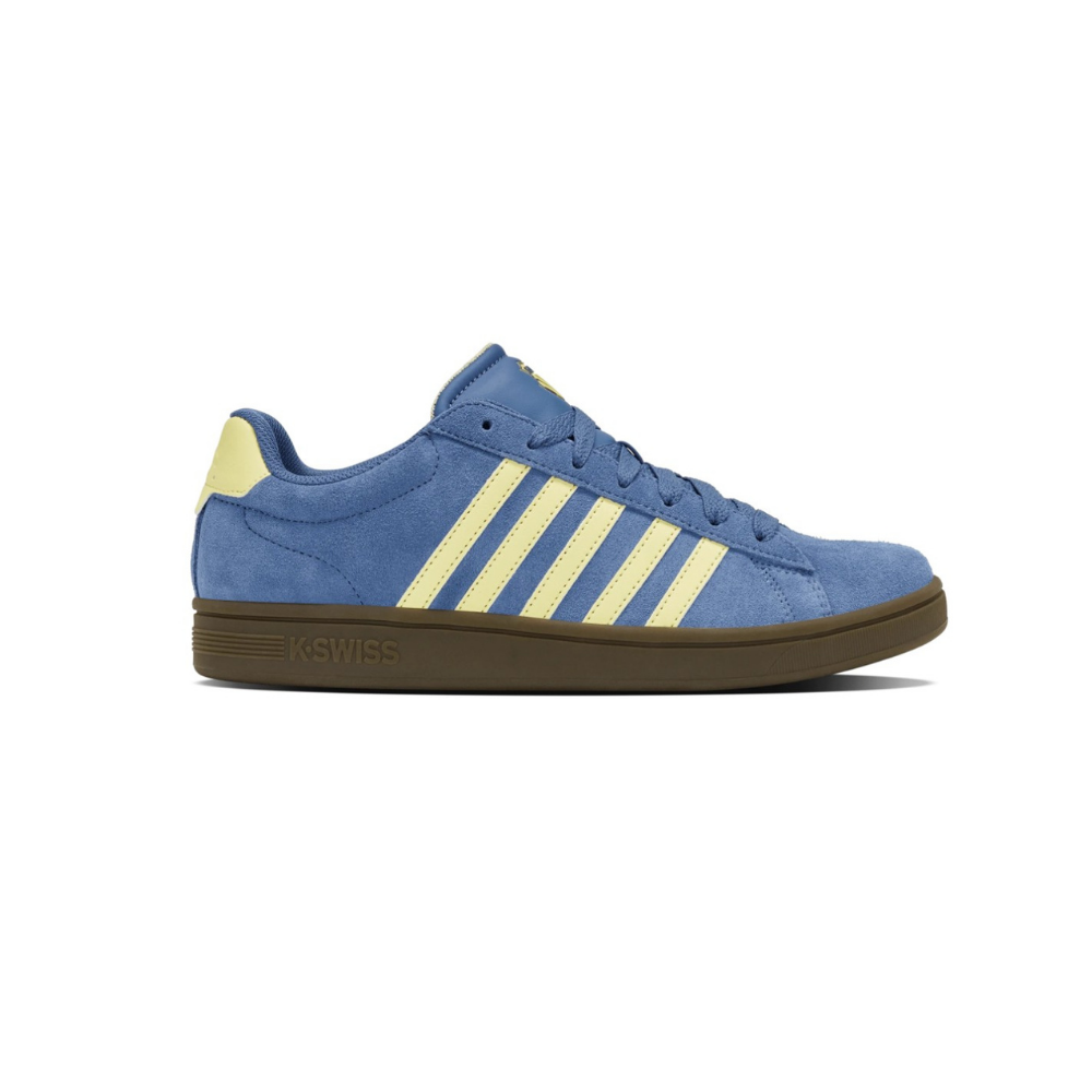 K-Swiss Court Tiebreak II SDE Men's Blue Horizon/Wax Yellow/Dark Gum 09492-466-M