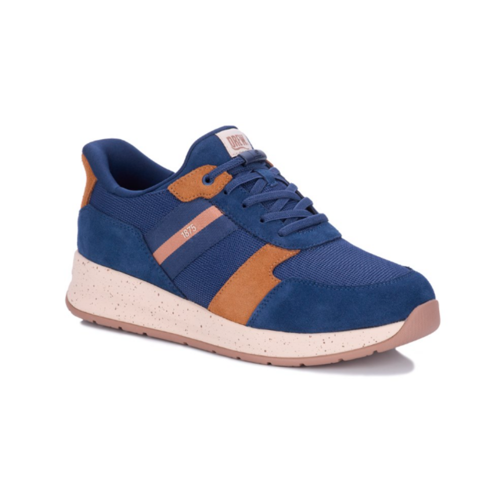 Drew Connor Men's Ergonomic Athletic Shoe - Navy Combo