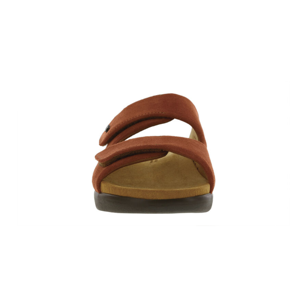 SAS Women's Cozy - Comfort Adjustable Sandal - Rust