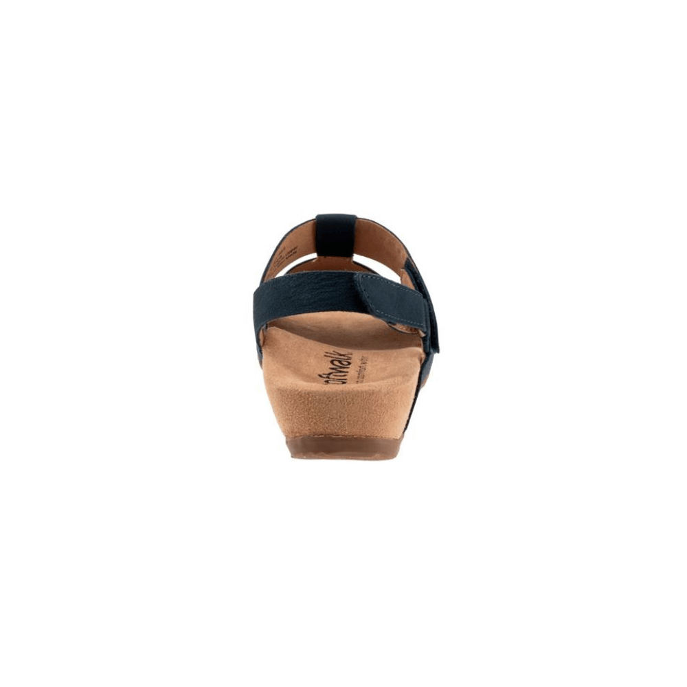 SoftWalk Women's Burnaby Fisherman Sandal - Navy Nubuck