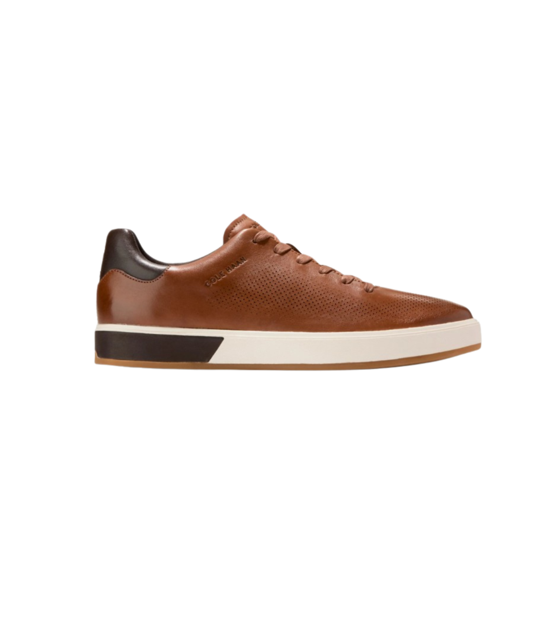 Cole Haan Men's GrandPrø Angleace Sneakers - British Tan/Dark Chocolate/Ivory