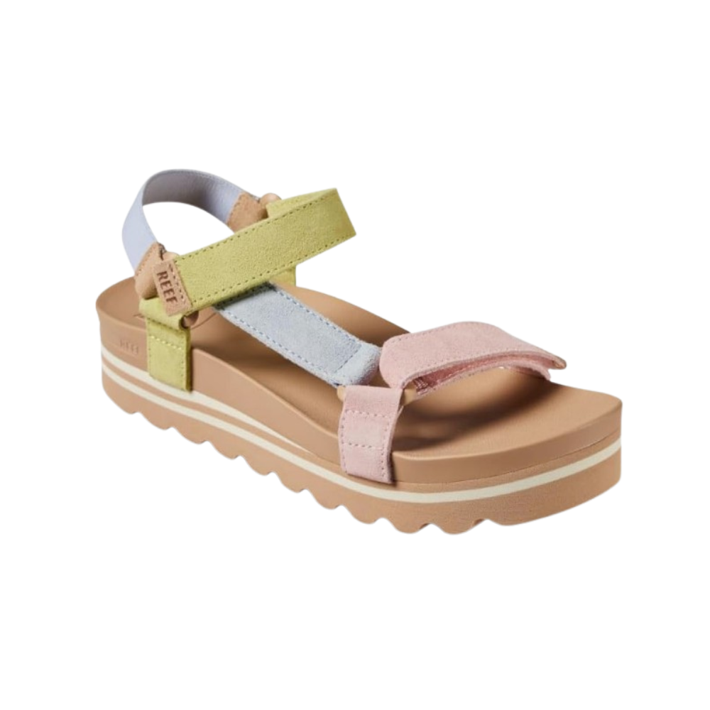 REEF Women’s Cushion Rem Hi Sandal – Stylish Platform Sole in Meringue