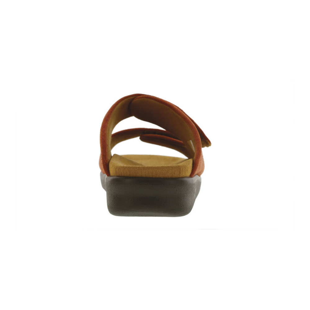 SAS Women's Cozy - Comfort Adjustable Sandal - Rust