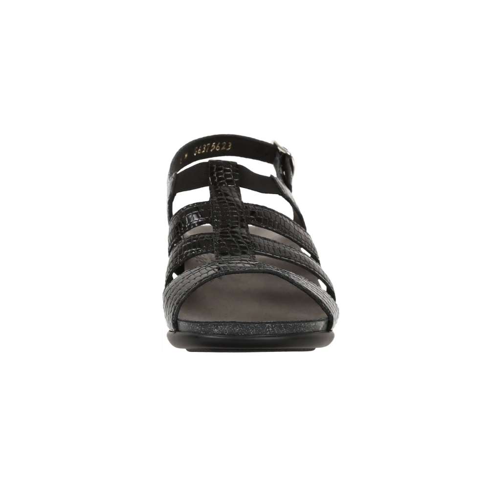 SAS Women’s Allegro Heeled Sandals - Black Croc
