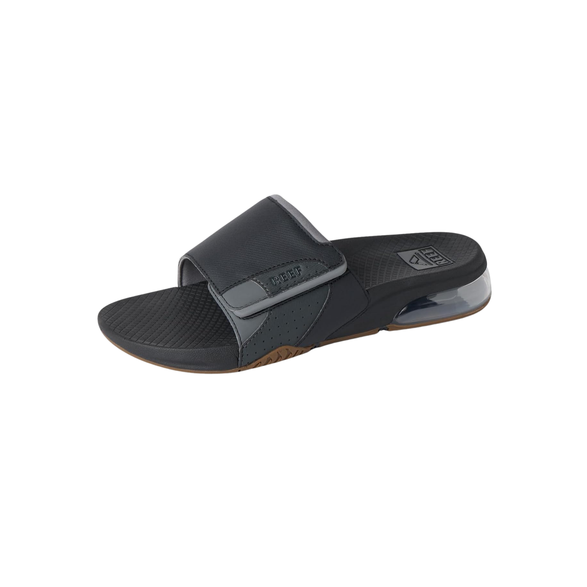 Reef Fanning + Slide Sandals - Men's - Black/Grey