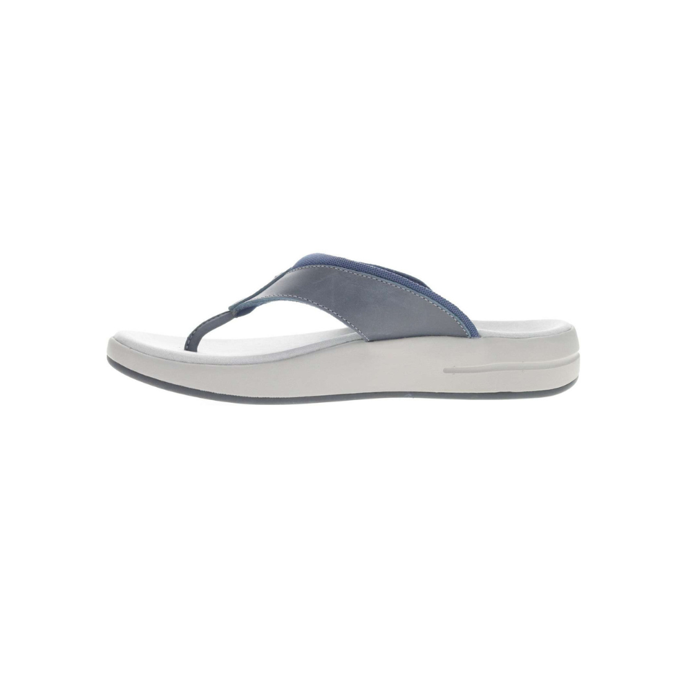 Propét Easton Men's Comfort Flip-Flop Sandals - Navy