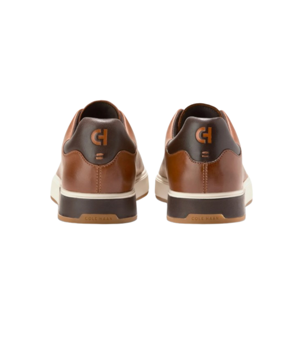 Cole Haan Men's GrandPrø Angleace Sneakers - British Tan/Dark Chocolate/Ivory