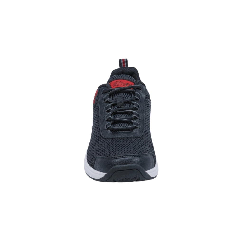 Orthofeet Edgewater Men's Wool Blend Orthotic Walking Shoes - Black