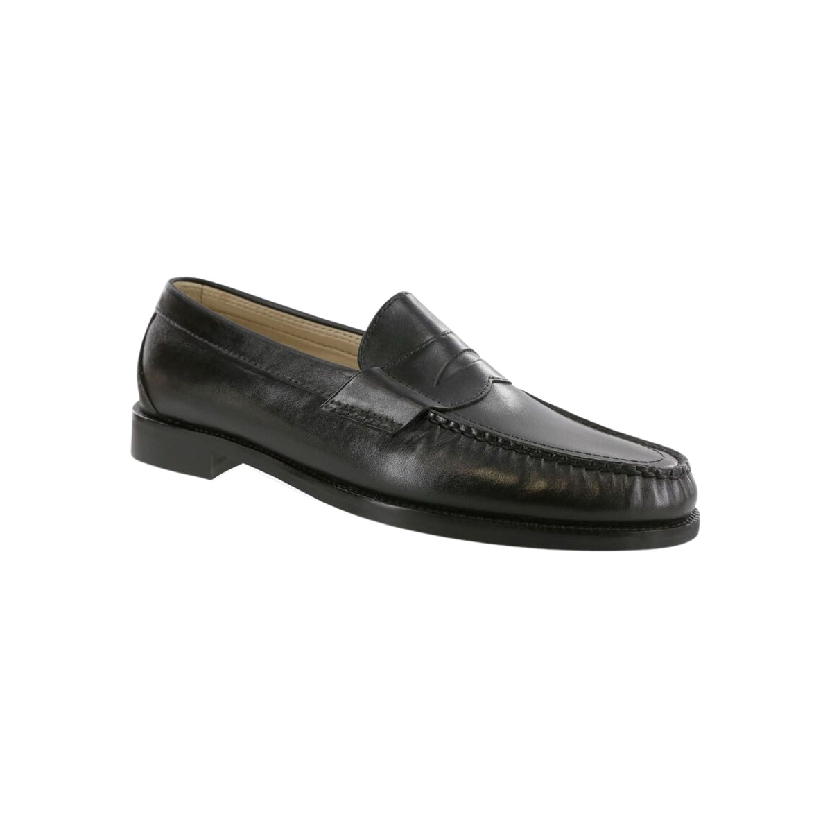 SAS Men's Penny 40th Anniversary Leather Loafers - Black