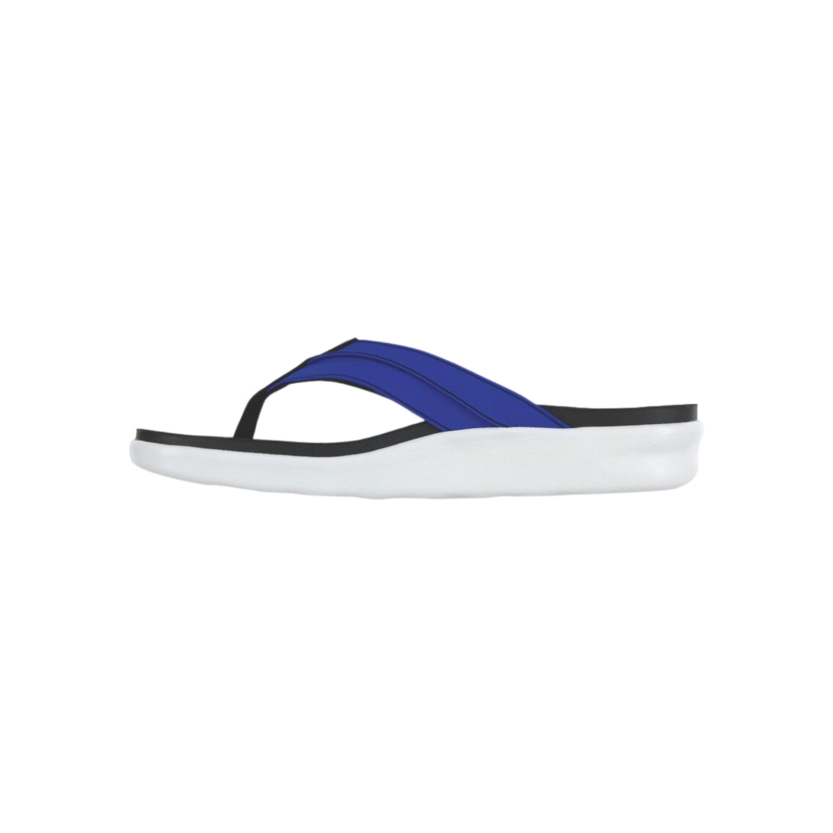 SAS Men's Escape Leather Flip-Flop Comfort Sandal - Cobalt