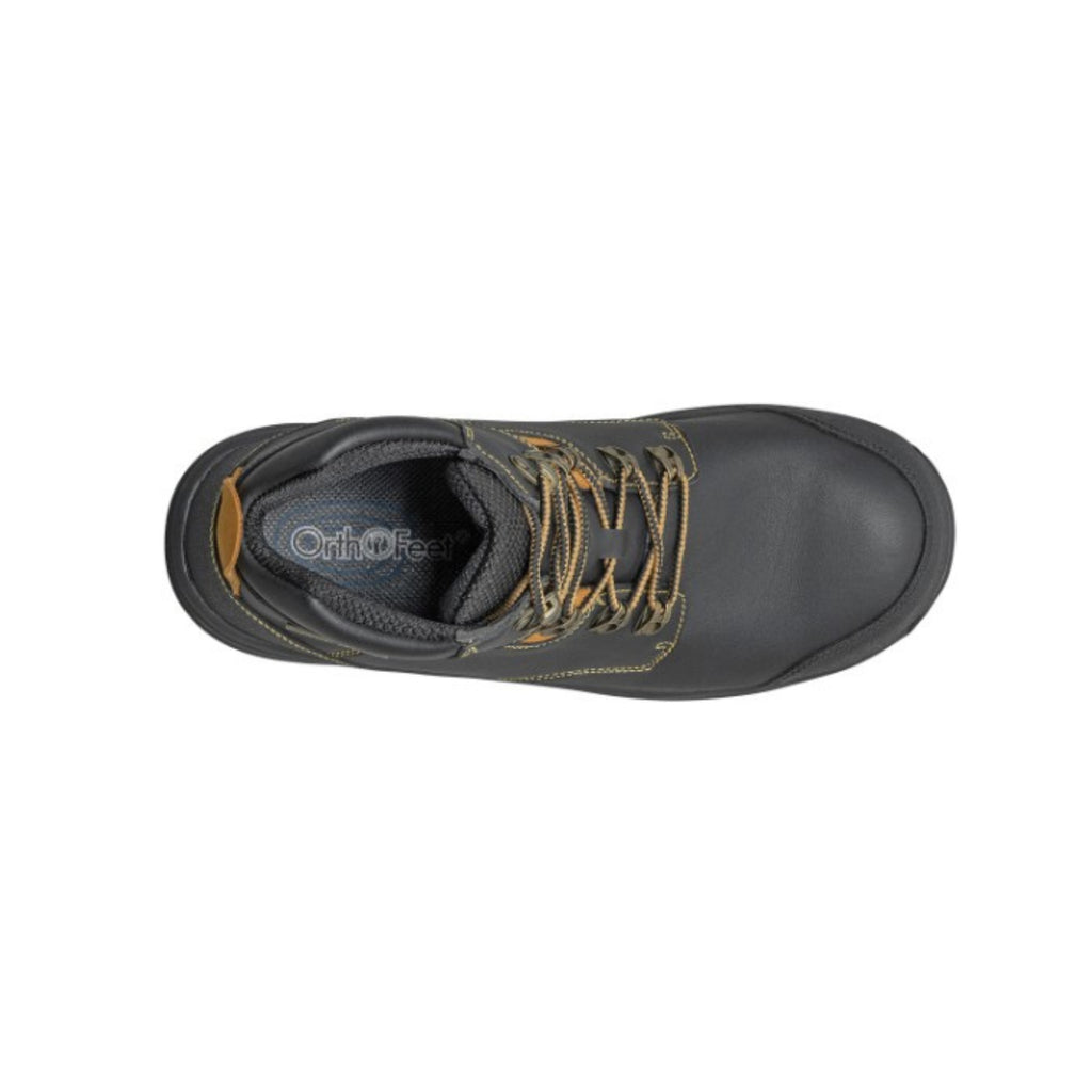 Orthofeet Men’s Granite Waterproof Work Boots – Black