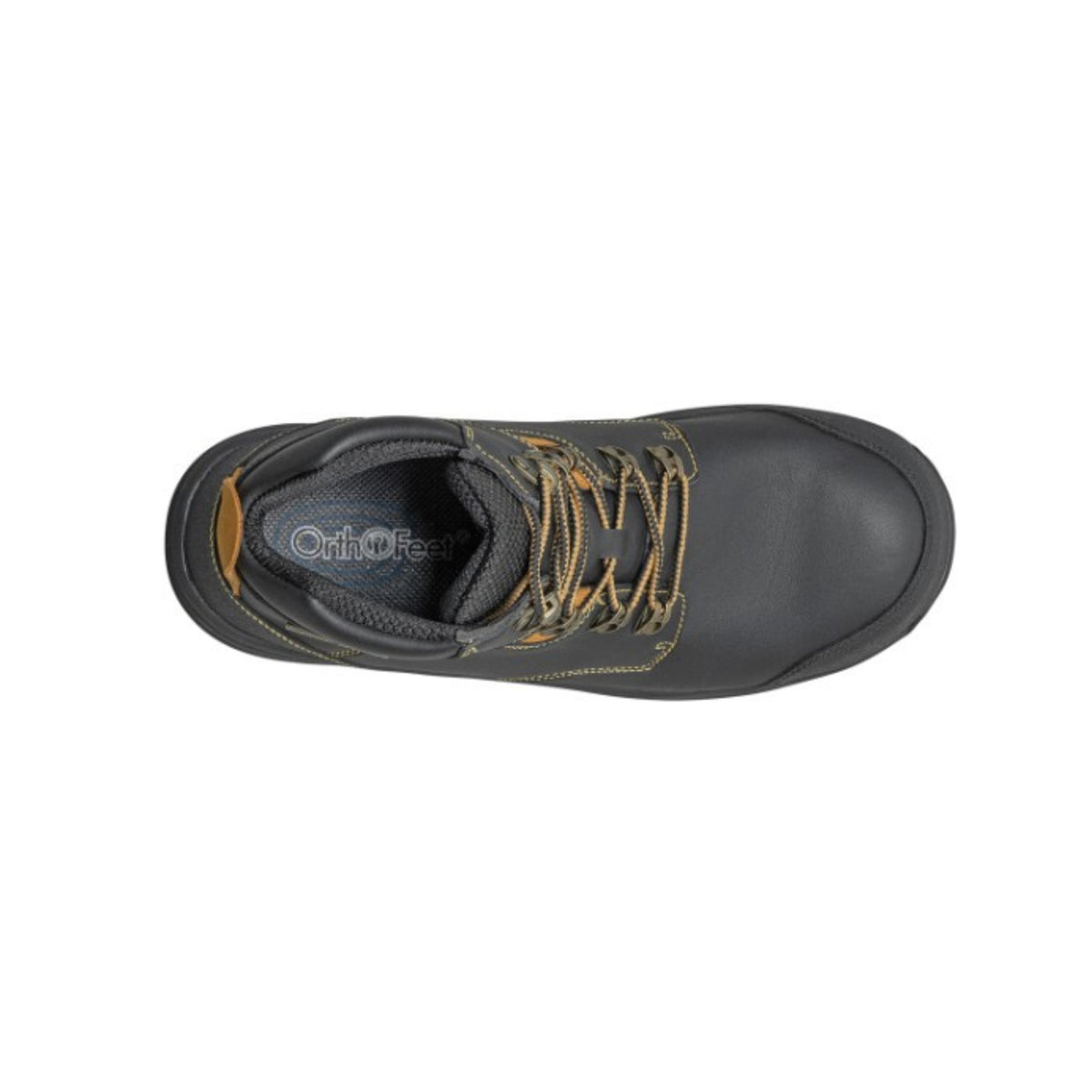 Orthofeet Men’s Granite Waterproof Work Boots – Black