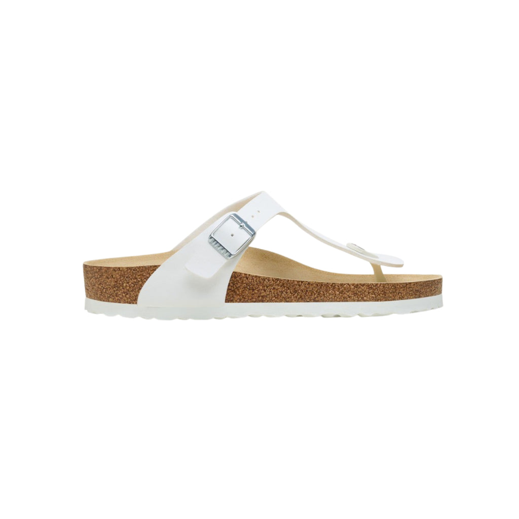 Birkenstock Gizeh Birko-Flor - White Unisex Sandal